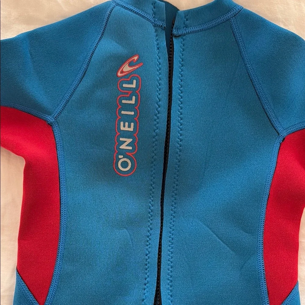 O'Neill Vibrant Blue and Red Wetsuit - Picture 2 of 4